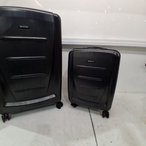 2PC SAMSONITE WINFIELD 2 FASHION SPINNER LUGGAGE SET WITH TSA LOCKS - CHECKED & CARRY-ON - BRUSHED ANTHRACITE (MODEL: 151257-2849) image 3