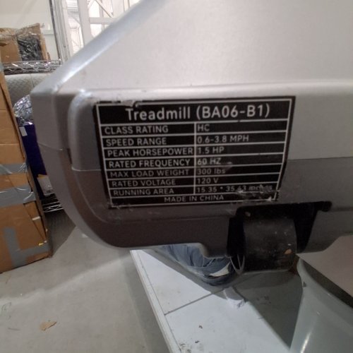 DEERRUN UNDER DESK TREADMILL - 1.5HP, 3.8MPH - GREY/BLACK (MODEL: BA06-B1) image 3