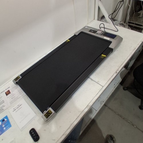DEERRUN UNDER DESK TREADMILL - 1.5HP, 3.8MPH - GREY/BLACK (MODEL: BA06-B1) image 4