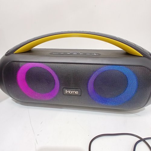 IHOME PORTABLE BOOMBOX BLUETOOTH SPEAKER - BLACK image 2