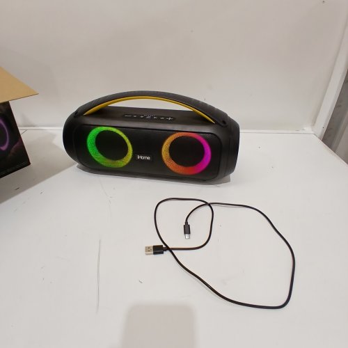 IHOME PORTABLE BOOMBOX BLUETOOTH SPEAKER - BLACK image 3