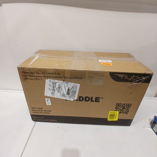 WADDLE TODDLER RIDE-ON INTERACTIVE MUSICAL LIGHT UP KARAOKE TOY CAR - 44LB MAX LOAD - AGES 1-3 - BLACK / PINK / BLUE (MODEL: WD23003FT) image 5