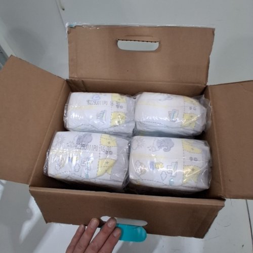 136PK PAMPERS SWADDLERS DIAPERS - NEWBORN SIZE image 2