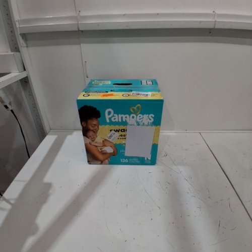 136PK PAMPERS SWADDLERS DIAPERS - NEWBORN SIZE image 3