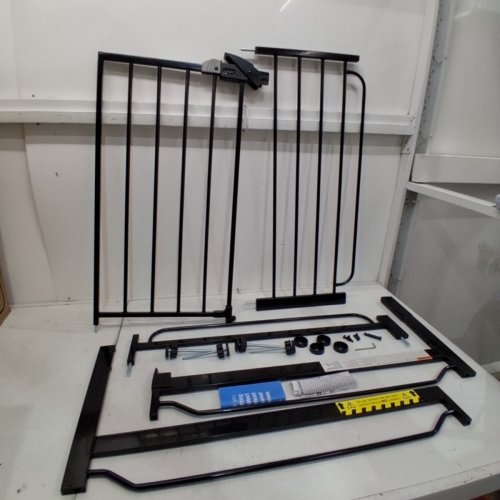 REGALO EASY STEP EXTRA WIDE SAFETY GATE - 29 - 49" X 30" - BLACK (MODEL: 1164 EB DS) image 2