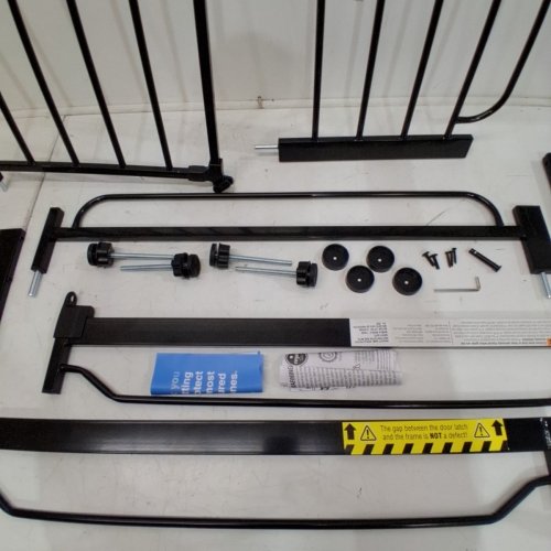 REGALO EASY STEP EXTRA WIDE SAFETY GATE - 29 - 49" X 30" - BLACK (MODEL: 1164 EB DS) image 3