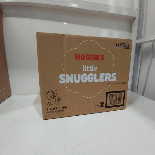186PK HUGGIES LITTLE SNUGGLERS DIAPERS - SIZE 2 (12-18LB) - DISNEY WINNIE THE POOH (MODEL: 56309) image 2