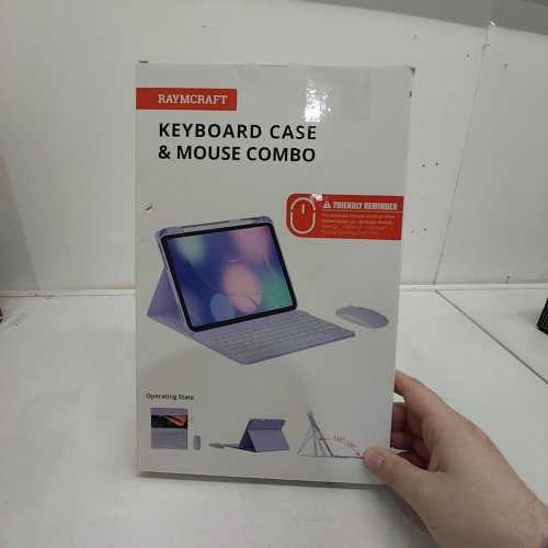 RAYMCRAFT KEYBOARD CASE - FOR IPAD AIR 11" M2 (2024) / M3 (2025) - PURPLE image 3