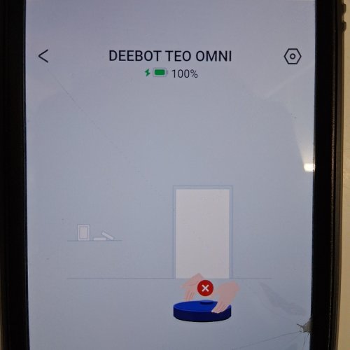 ECOVACS DEEBOT TEO OMNI ROBOT VACUUM/MOP COMBO WITH SELF-EMPTYING STATION, AUTO-WASH/REFILL & 3D MAPPING - APP/WIFI ENABLED - WHITE (MODEL: DLX23) image 2