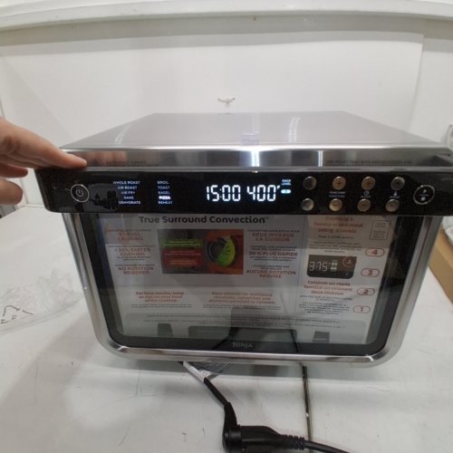 NINJA FOODI 10-IN-1 XL PRO AIR FRY OVEN - 1800W - SILVER/BLACK (MODEL : DT201CLP3) image 2