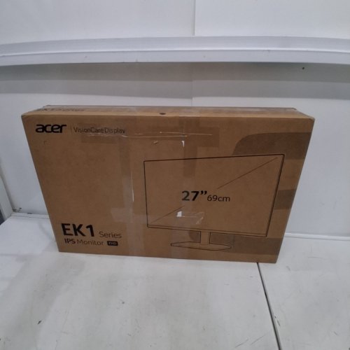 ACER FRAMELESS OFFICE GAMING MONITOR WITH ERGONOMIC TILT - 27" - 1080P FHD - 120HZ - 1MS - BLACK (MODEL: EK271) image 5