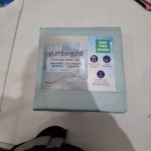 6PC SLUMBERCHILL COOLING SHEET SET - KING - LIGHT BLUE (STYLE : 1796336) image 2
