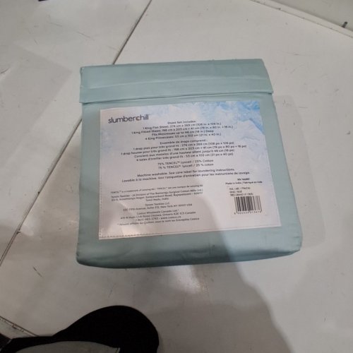 6PC SLUMBERCHILL COOLING SHEET SET - KING - LIGHT BLUE (STYLE : 1796336) image 3