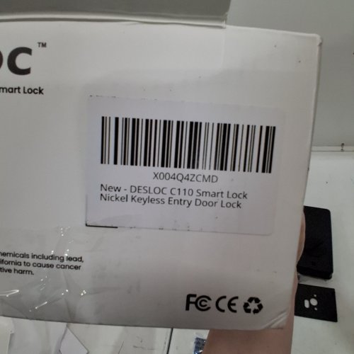 DESLOC SMART FINGERPRINT DEADBOLT - 35 MM-50 MM DOOR THICKNESS; IP54 - NICKEL (MODEL: C110) image 3