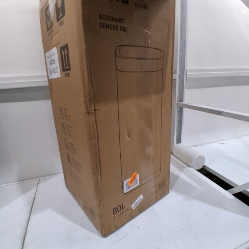 EKO MIRAGE MOTION SENSOR TRASH CAN - 80L - MATTE BLACK - (MODEL: EK9578) image 7