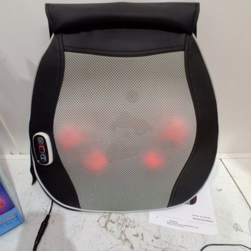 BACKPLUS SHIATSU MASSAGE PAD WITH HEAT FOR BACK & FOOT - BLACK/GREY (MODEL : 882903000376) image 2