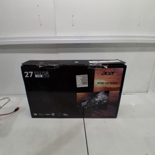 ACER 27" NITRO SERIES 1080FHD CURVED GAMING MONITOR WITH 180HZ REFRESH RATE - BLACK (MODEL : ED270R) image 8