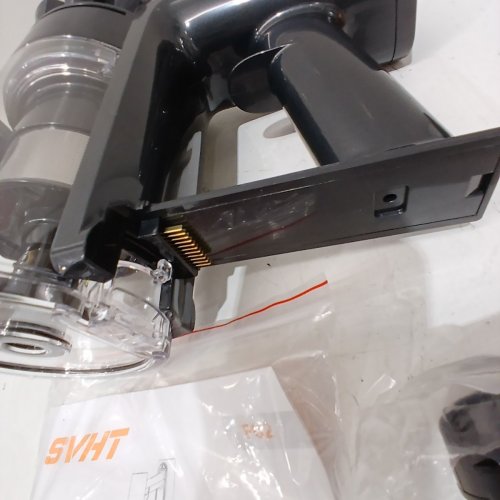 SVHT CORDLESS LIGHTWEIGHT SELF STANDING VACUUM CLEANER - 500W/45KPA - GREY/ORANGE (MODEL: F02) image 3