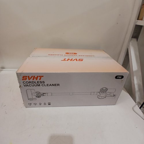 SVHT CORDLESS LIGHTWEIGHT SELF STANDING VACUUM CLEANER - 500W/45KPA - GREY/ORANGE (MODEL: F02) image 4