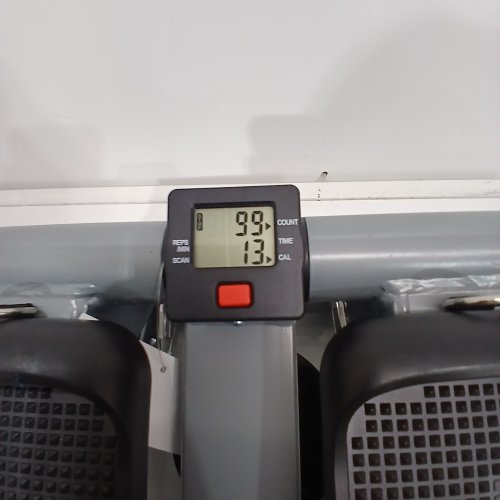 HEALTH & FITNESS MINI STEPPER WITH RESISTANCE BANDS - GREY (MODEL: 012-S) image 2