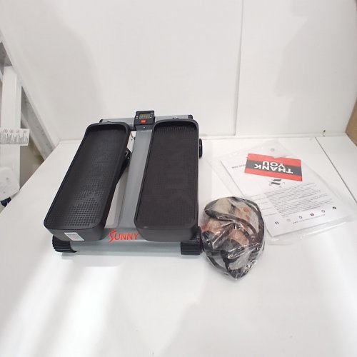 HEALTH & FITNESS MINI STEPPER WITH RESISTANCE BANDS - GREY (MODEL: 012-S) image 3