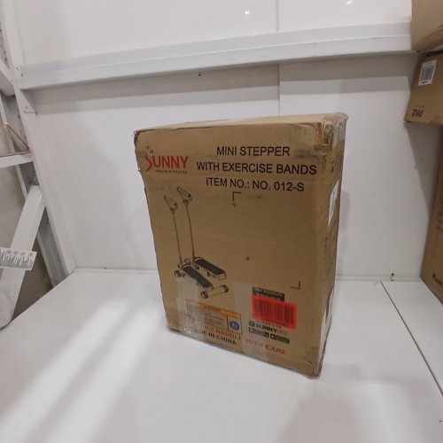HEALTH & FITNESS MINI STEPPER WITH RESISTANCE BANDS - GREY (MODEL: 012-S) image 4