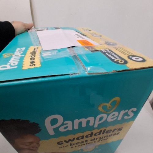 136PK PAMPERS SWADDLERS DIAPERS - NEWBORN SIZE image 3