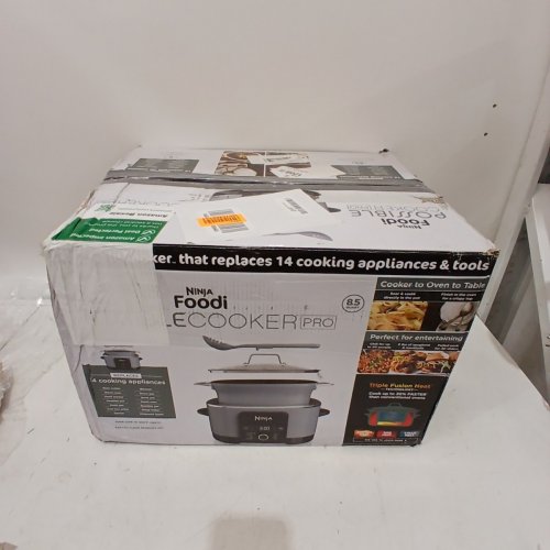 NINJA FOODI POSSIBLECOOKER PRO 8-IN-1 MULTI-COOKER - 8.5QT CAPACITY - SEA SALT GREY (MODEL: MC1001C) image 6