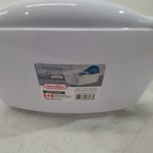 2PK STERILITE DISHPAN - 12QT - WHITE image 2