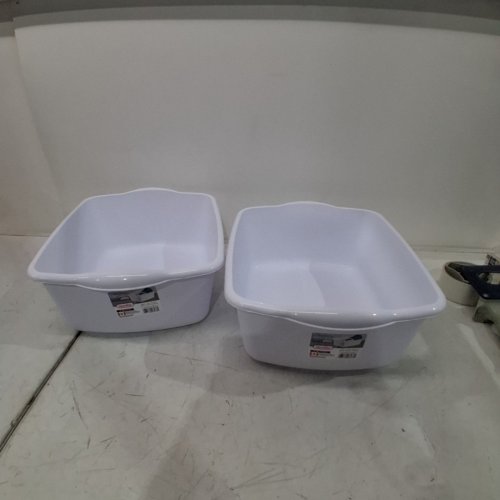 2PK STERILITE DISHPAN - 12QT - WHITE image 3