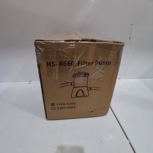 POOL FILTER PUMP AND ACCESSORIES - GRAY (MODEL: HS-8660) image 4