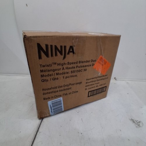NINJA TWISTI HIGH-SPEED BLENDER DUO - 18OZ. CUP/34OZ. PITCHER - SILVER (MODEL: SS150C) image 5