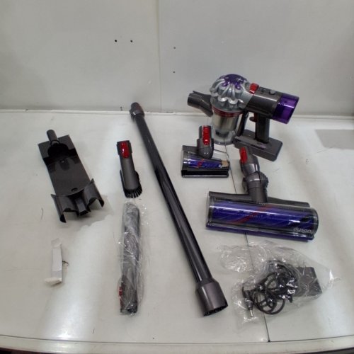 DYSON V8 RECHARGABLE HANDHELD STICK VACCUM - GREY/PURPLE (MODEL: SV25) image 9