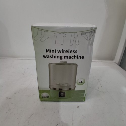 MINI PORTABLE WIRELESS WASHING MACHINE FOR UNDERWEAR - 1L - CREAM image 5