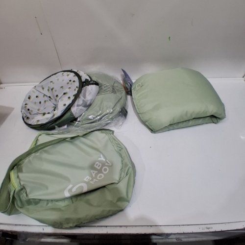 BABY MOOV AQUANI FOLDABLE BABY BEACH TENT - GREEN/GRAY - (MODEL: A035221_US) image 2