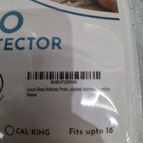 BAMBOO MATTRESS PROTECTOR - QUEEN - WHITE image 2