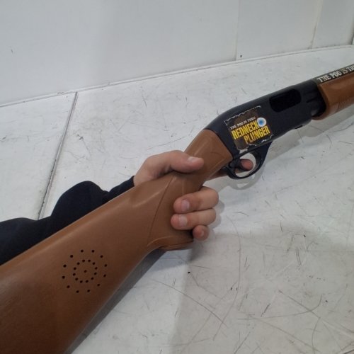 THE REDNECK PLUNGER "THE POO IS THRU" TOILET PLUNGER - 6" X 32.8" - BLACK/BROWN (MODEL: 101724795) image 2