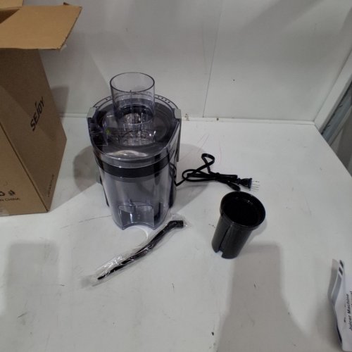 SEJOY CENTRIFUGAL JUICER MACHINE WITH AUTOMATIC PULP EJECTION - 300W - 120 V - BLACK (MODEL: JE3001-UL) image 3