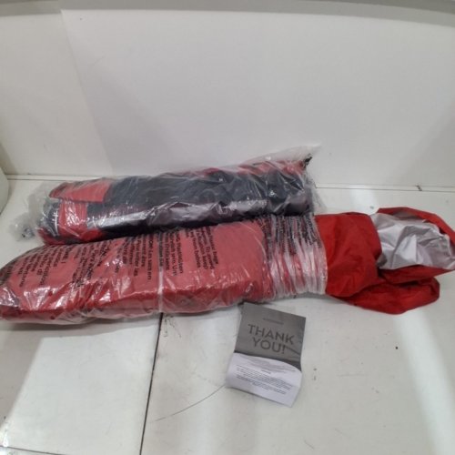 VIVOHOME OUTDOOR POP-UP CANOPY FEBRIC COVER AND MOSQUITO SCREEN - FITS 10FT X 10FT CANOPIES - RED (MODEL: VH1324-RE-N1) image 2