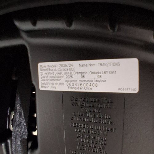 GRACO TRANZITIONS 3-IN-1 HARNESS/HIGHBACK/BACKLESS BOOSTER CAR SEAT - 100LBS MAX/CAP - BLACK (MODEL: 2035724) image 2