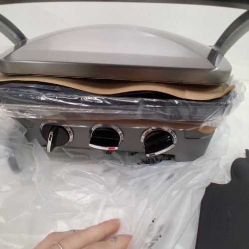 CUISINART PANINI PRESS AND GRILL 5-IN-1 GRIDDLER - SILVER (MODEL:GR-4NP1) image 2