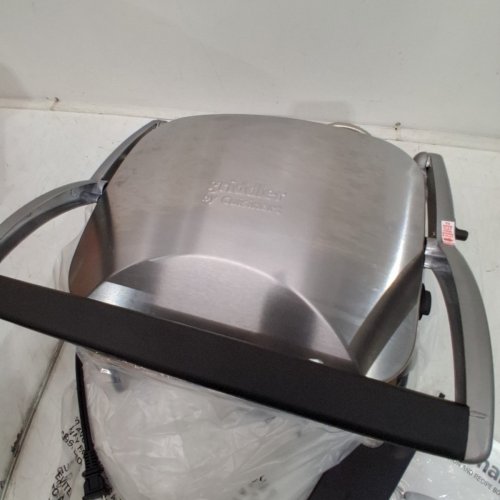 CUISINART PANINI PRESS AND GRILL 5-IN-1 GRIDDLER - SILVER (MODEL:GR-4NP1) image 4