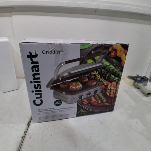 CUISINART PANINI PRESS AND GRILL 5-IN-1 GRIDDLER - SILVER (MODEL:GR-4NP1) image 5