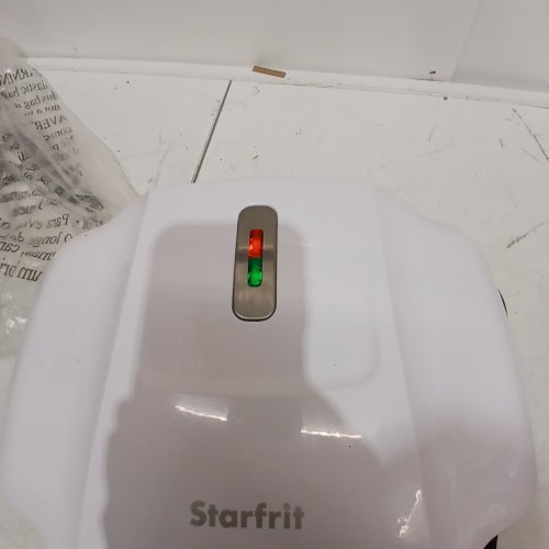 STARFRIT STARFRIT GRILL AND PANINI PRESS WITH CERAMIC COATING - WHITE (MODEL: 024506) image 2