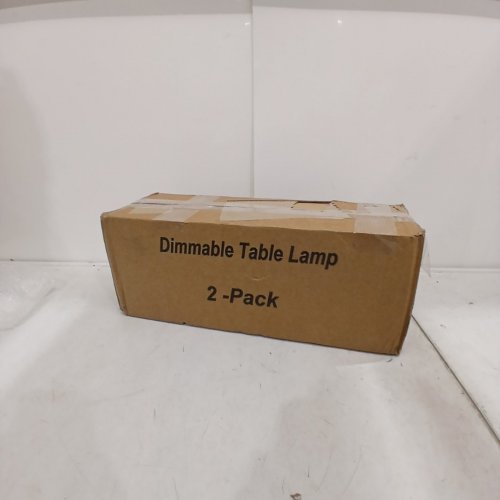 2PK NINTIUE INDUSTRIAL STYLE BEDSIDE TABLE LAMPS WITH TOUCH CONTROL, USB PORTS AND AC OUTLETS - 17" TALL - 60W - BLACK image 3