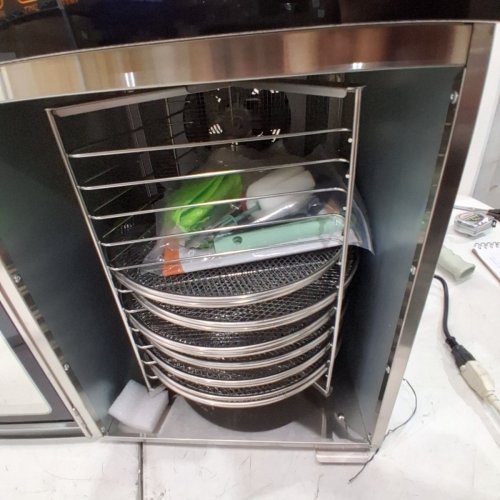 KWASYO 12 TRAY ROTARY FOOD DEHYDRATOR MACHINE - 19" X 18.5" X 14" - SILVER (MODEL: LT-16) image 3