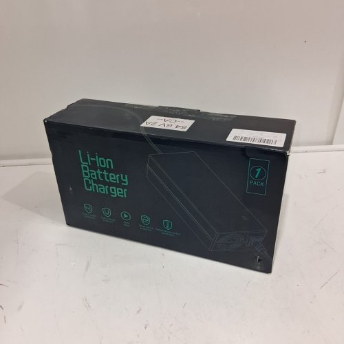 RDIDEAL ELECTRIC BICYCLE EBIKE BATTERY CHARGER, LI-ION BATTERY - 54.6V, 2A - BLACK image 4