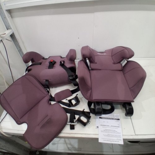 GRACO TRANZITIONS 3-IN-1 LIGHTWEIGHT ADJUSTABLE HEIGHT HARNESS BOOSTER CAR SEAT WITH CUP HOLDERS - 100LB MAX - PURPLE (MODEL: 2217080) image 6