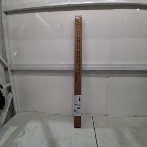 AMAZON BASICS ADJUSTABLE LENGTH CLOTHES HANGING ROD WITH WALL DRILL HOLES - 48" TO 72" - CHROME (MODEL: ‎GAR-48-72-CHR) image 2