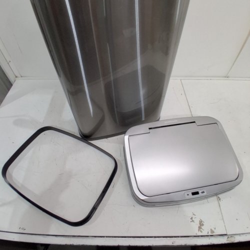 NINESTARS ORIGINAL TOUCHLESS AUTOMATIC MOTION SENSOR TRACH CAN - 13 GALLON - SILVER (MODEL: DZT-50-28SL) image 4